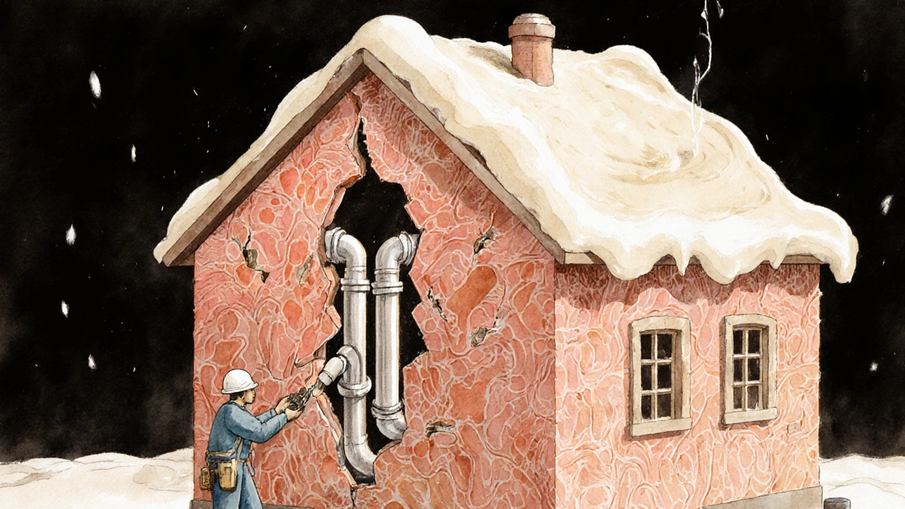 Дом с кожей в качестве структуры: строители прокладывают коммуникации, а крыша защищает от внешних факторов.