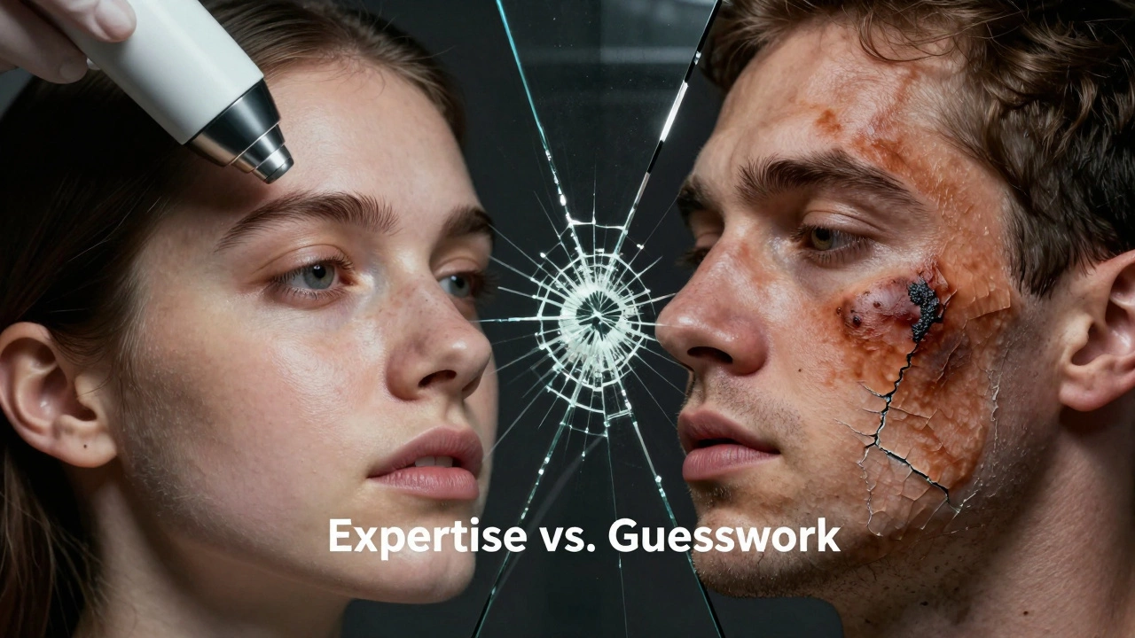 Риски неправильного лазерного воздействия: здоровая кожа против ожогов и пигментных нарушений.